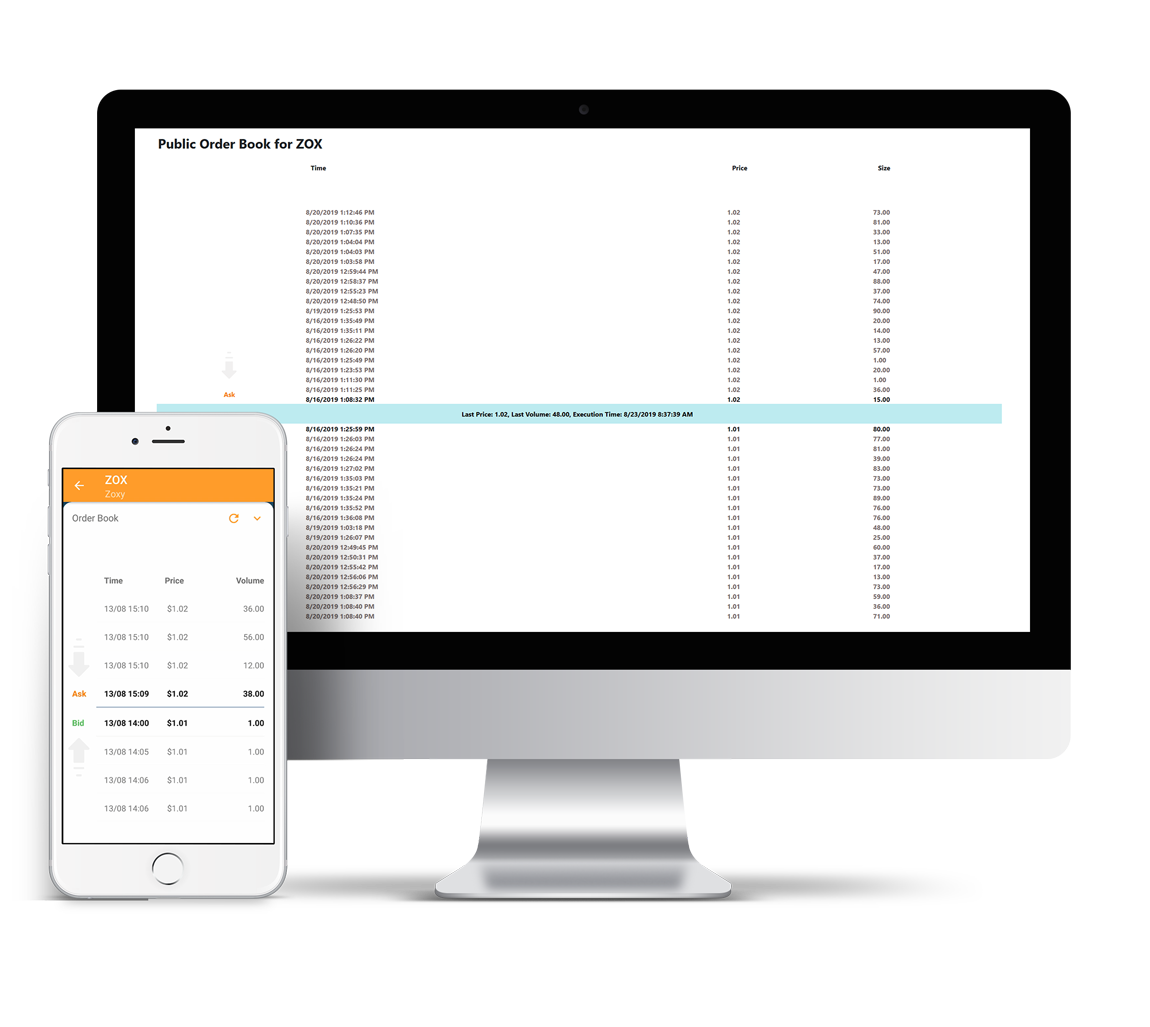 Digital securities exchange software